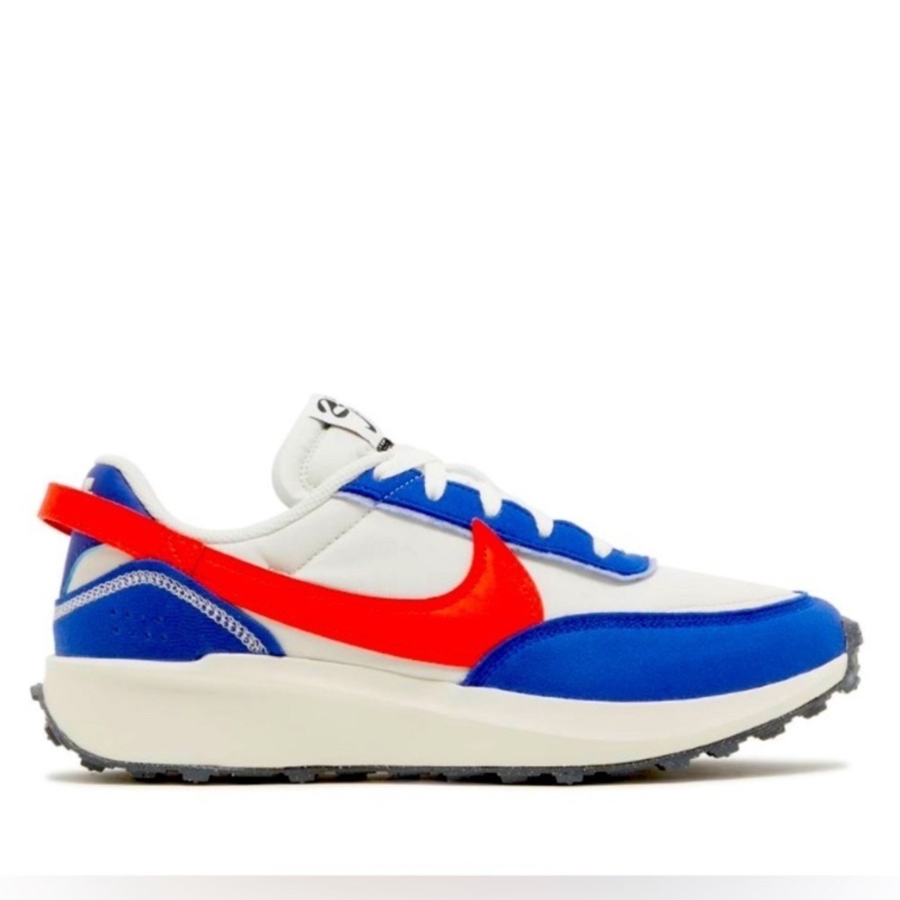 NEW Nike Waffle Debut Swoosh 'Old Royal Habanero Red' DV0527-001 Men Men Size 10
